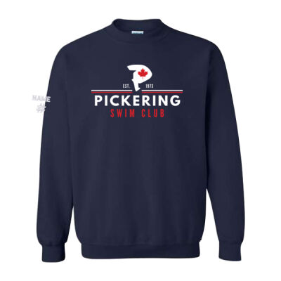 Gildan Unisex Pickering Swim Crest Printed Crewneck Thumbnail